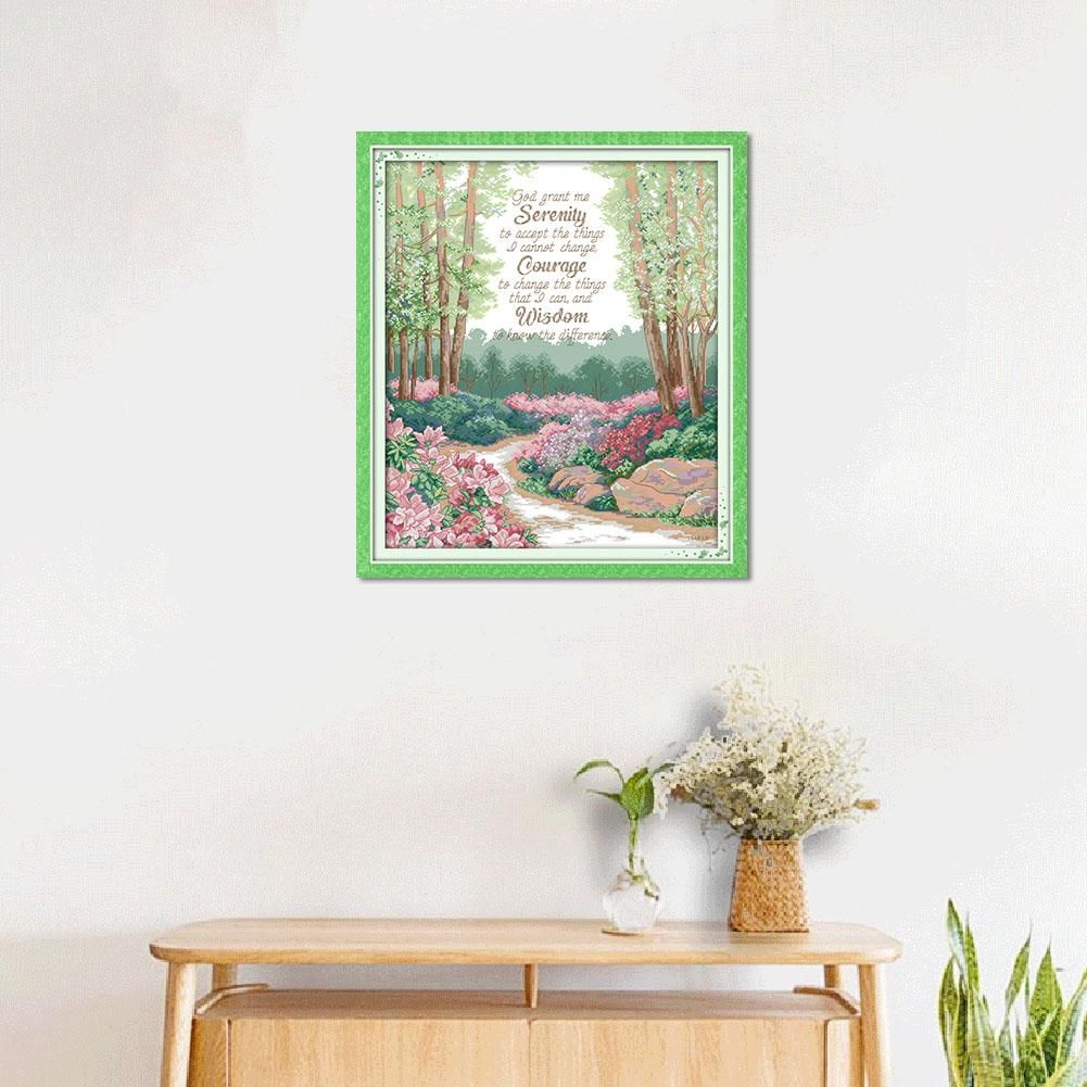 Cross Stitch Embroidery Scenery Cotton Thread Painting Needleworks (F670)