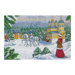 Scenery Cross Stitch Embroidery DIY Needlework 14CT Stamped  FA022 Snow