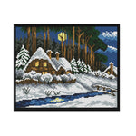 14CT Stamp Cross Stitch Kits DIY Winter Needlework Craft 29 X 22cm  F430