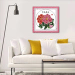 Flower Series Ecological 14CT2 Cotton Cross Stitch DIY Embroidery (H617)