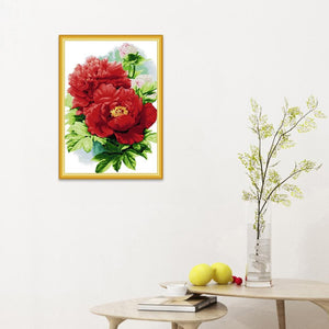 Flowers Series Cross Stitch Kit 14CT2 Printing Needlework Embroidery (H826)