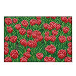 14CT Stamped Cross Stitch Kits Tulip Garden Needlework Embroidery  F491