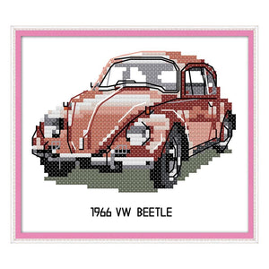 Ecological Cotton Cross Stitch DIY Vehicle Embroidery Needlework (J443)