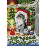 Cats 14CT2 Ecological Cotton Cross Stitch Kit Decorative Needlework (DA425)