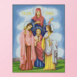 14CT Stamped Cross Stitch Kits DIY Religion Embroidery 74 X 59cm  R291/1