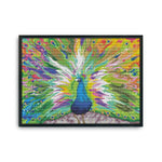 Peacock Cross Stitch 14CT Stamped Animals DIY Needlework  DA209 44x34cm