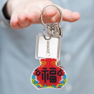 Bead Embroidery Keychain - Lucky Bag