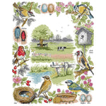 Landscape Cross Stitch Embroidery Kits 14CT Stamped Handwork  DA302 Bird