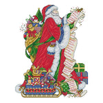 Santa Claus  13  14CT Stamped Canvas Cross Stitch Kit DIY Embroidery  4