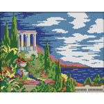 Villa View Ecological Cotton Cross Stitch 14CT DIY Embroidery Kits (F714)