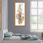 Flowers Series Cross Stitch Kit 14CT2 Printing Needlework Embroidery (H824)