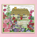 Stamped Cross Stitch Kit Flower 14CT Embroidery Set  Morning Glory F397