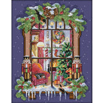 DIY Needlework Christmas Series Cross Stitch Kits 14CT2 Embroidery (F813)