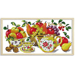 Cross Stitch Kits Printed Embroidery Set DIY Needlework  J424 Fruit