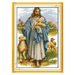 (46*34cm)14ct Stamped Cross Stitch - Jesus Christ