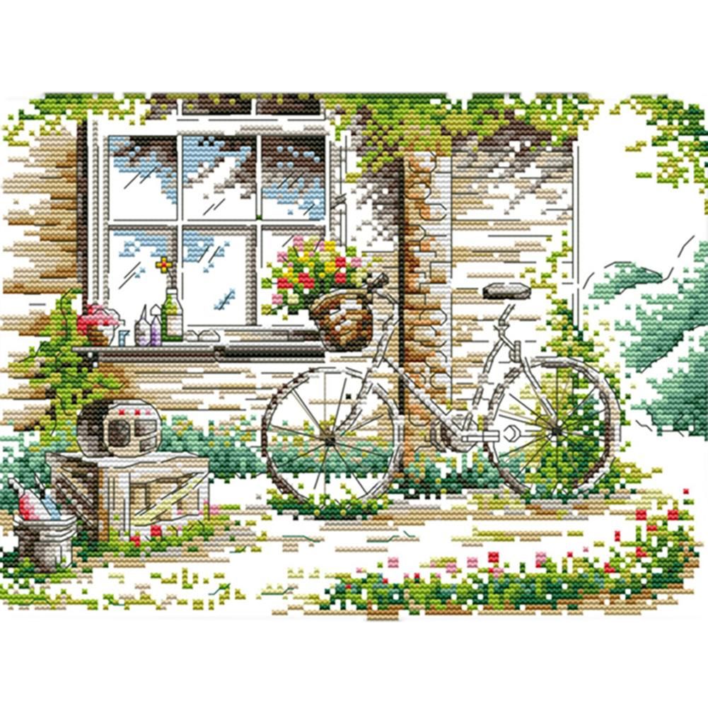 Cross Stitch Embroidery Scenery Cotton Thread Painting Needleworks (F667)