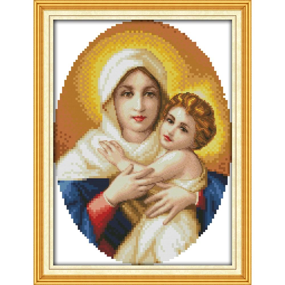 14CT Stamped Cotton Cross Stitch Kits DIY Goddess Embroidery  R266/5