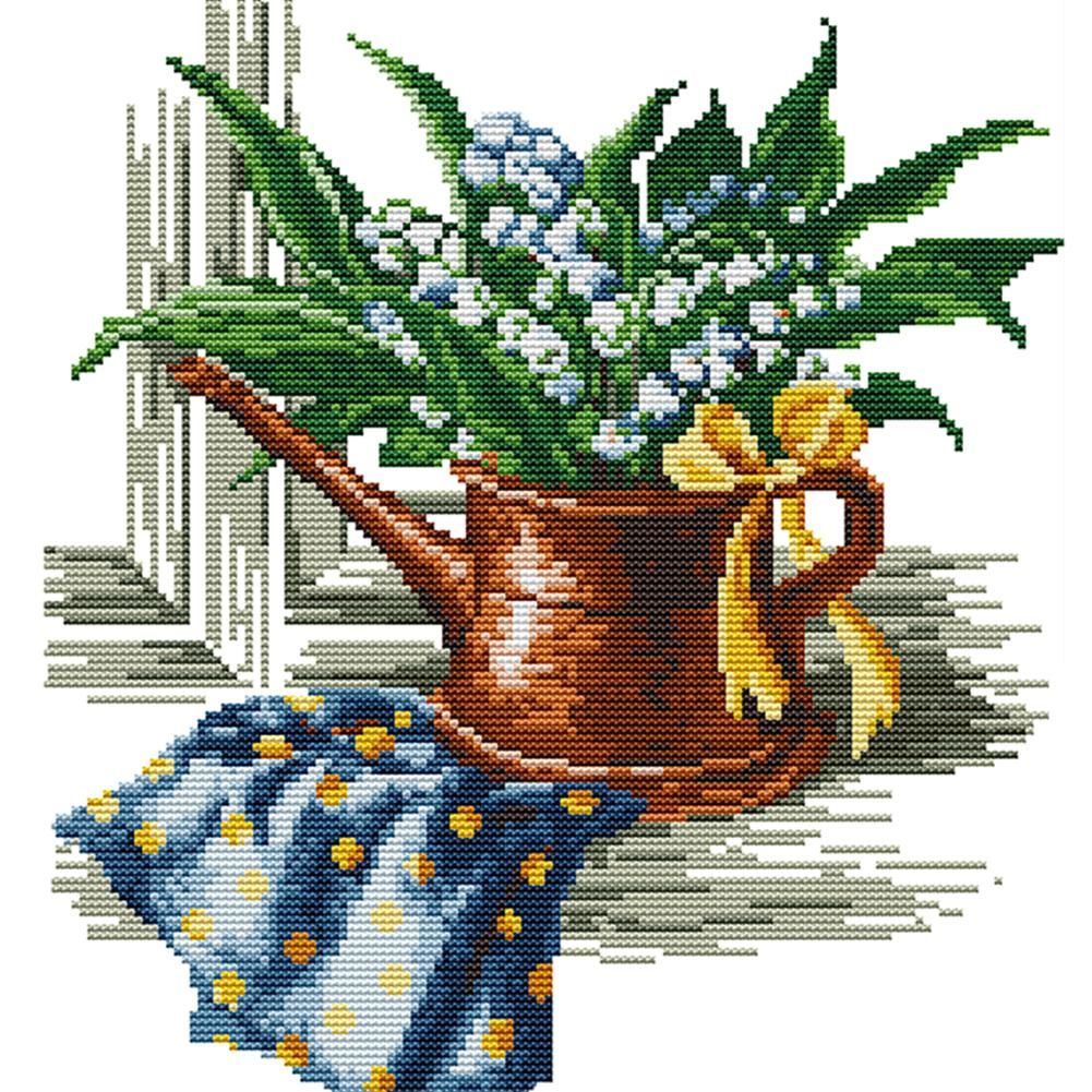 DIY Needlework Still Life Series Cross Stitch Kits 14CT2 Embroidery (J505)