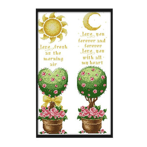 Lover Memorial Cross Stitch Kits Embroidery 14CT Stamped Needlework  2