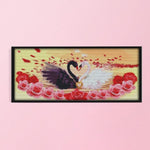 Swan Lovers Cross Stitch Embroidery DIY Needlework 14CT Stamp Arts  D517