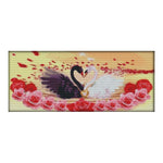 Swan Lovers Cross Stitch Embroidery DIY Needlework 14CT Stamp Arts  D517