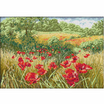 F679 Hill Flower 1 14CT Printed Cross Stitch Set DIY Cloth Embroidery Kits