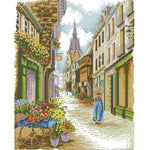 Scenery Cross Stitch Kit Ecological Cotton Thread Embroidery Picture (F673)