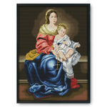 Virgin Child 10  Embroidery Set 14CT Stamped Cross Stitch Needlework  R566