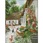 Farmhouse Handmade Cross Stitch DIY Ecological Cotton 14TC Canvas (F684)