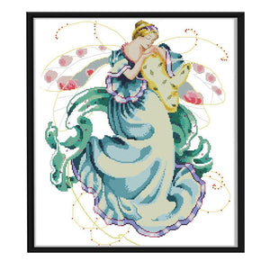 Cross Stitch Kits Printed Canvas DIY Embroidery 14CT Stamped  R758 Dream