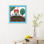 Landscape 14CT Chinese Cross Stitch Ecological Cotton Canvas Picture (F516)