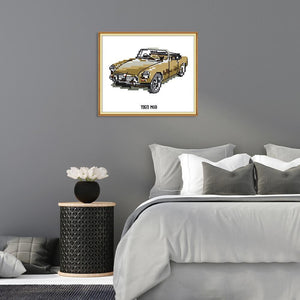 Ecological Cotton Cross Stitch DIY Vehicle Embroidery Needlework (J445)