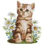 Animal Series Cotton Thread Cross Stitch Kits 14CT2 DIY Needlework (DA413)