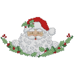 DIY Canvas Cross Stitch Kit Needlework Embroidery Art (C988 Santa Claus)