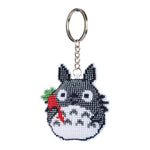 Bead Embroidery Keychain - Chinchilla