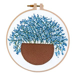 (30*30cm)Embroidery Kit - Elegant Babysbreath