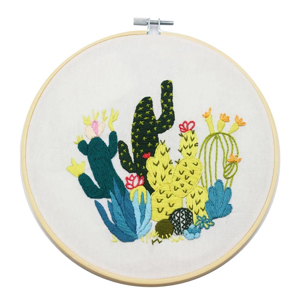 (30*30cm)Embroidery Kit - Cactus