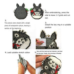 Bead Embroidery Keychain - Chinchilla