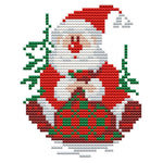 Santa Claus  4  14CT Stamped Canvas Cross Stitch Kit DIY Embroidery  2