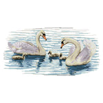 Swan 1 Cross Stitch Embroidery DIY Needlework 14CT Stamp Wall Arts  D141