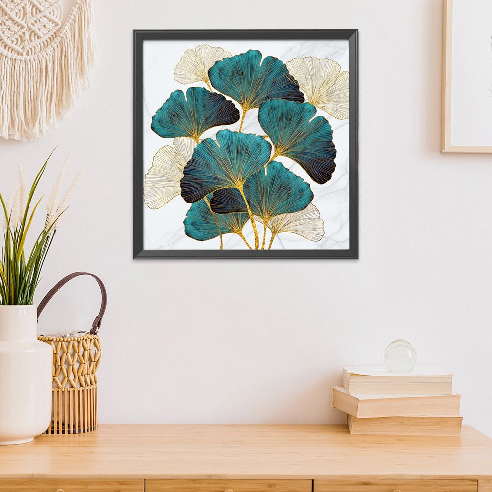 (60*60cm)11ct Stamped Cross Stitch - Ginkgo Biloba