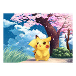 (60*45cm)11CT Stamped Cross Stitch - Pikachu