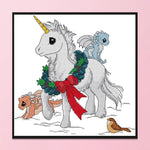 Stamped Cross Stitch Fairy Tale Character 14CT Embroidery Set  Horse KB085