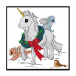 Stamped Cross Stitch Fairy Tale Character 14CT Embroidery Set  Horse KB085