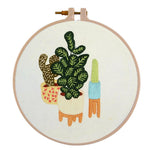 (30*30cm)Embroidery Kit - Cute Cactus