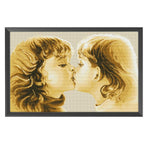 11CT Stamped Cartoon Cross Stitch Canvas DIY Embroidery Needlework  1059