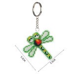 Bead Embroidery Keychain - Dragonfly