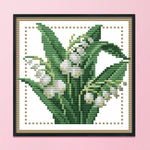 12 Months Flower Cross Stitch DIY Needlework 14CT Stamped  May H427