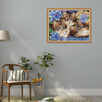 Cats 14CT2 Ecological Cotton Cross Stitch Kit Decorative Needlework (DA426)