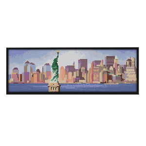 Cross Stitch 14CT Stamp Needlework Embroidery DIY Statue of Liberty  F603